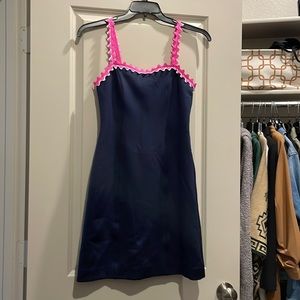 Lilly Pulitzer navy cocktail dress